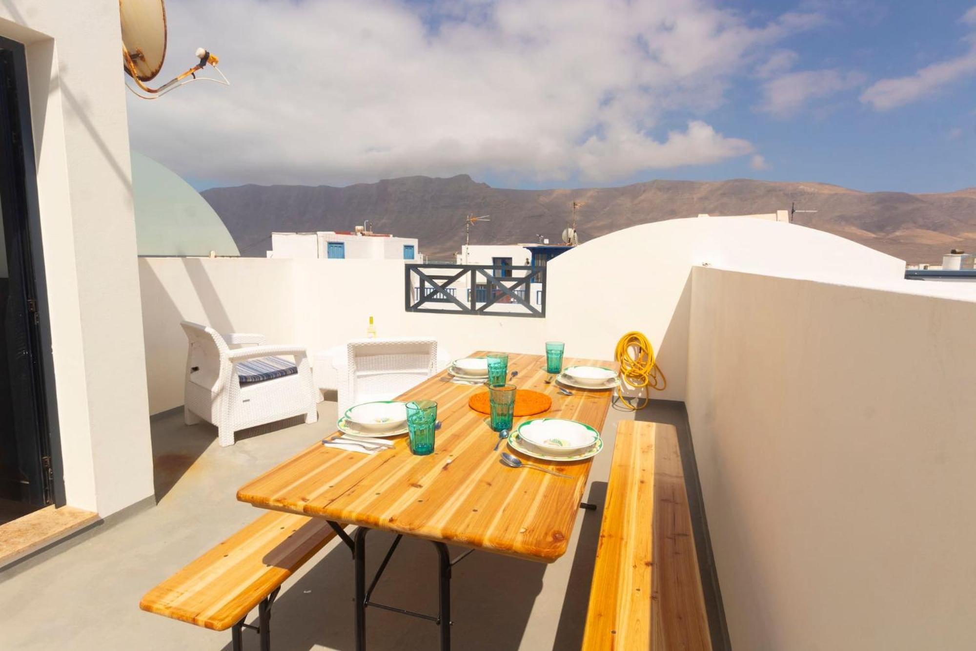Casa Bianca Caleta De Famara Vila Exterior foto